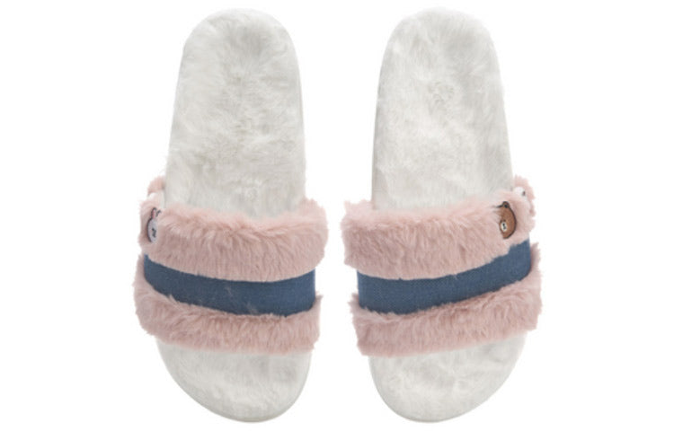 Li-Ning x LINE FRIENDS Slides 'White Pink' AGAQ031-2