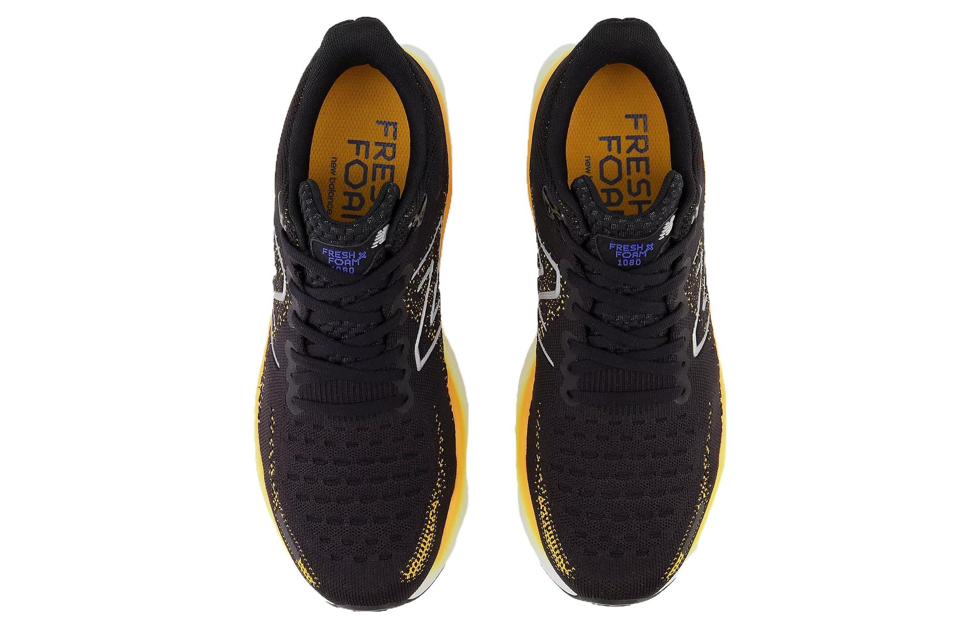 New Balance Fresh Foam x 1080v12 2E Wide 'Black Hot Marigold' M108012D-2E