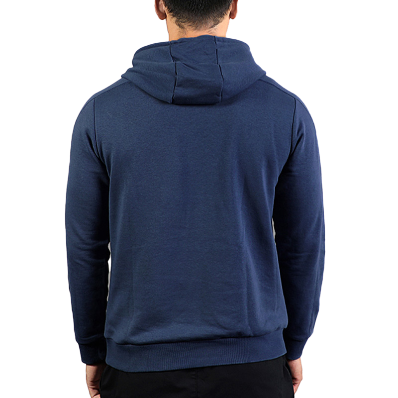 adidas Alphabet Logo Printing hooded Drawstring Blue EI4635