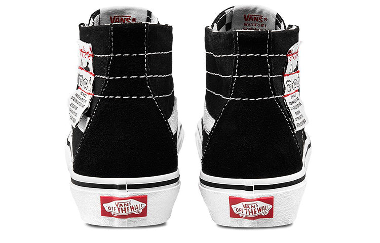 Vans Ua SK8-HI Tapered High Top Casual Canvas Skate Shoes Unisex DIY Black VN0A4U16U7B