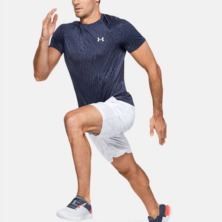 Men's Under Armour UA MK-1 Jacquard Short Sleeve Blue 1351562-497
