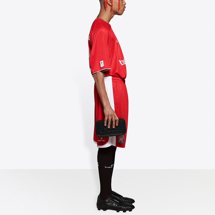 Balenciaga Sporty B Soccer Short 'Red' 641609TJV056540