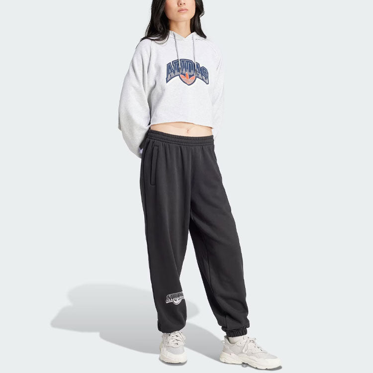 (WMNS) adidas Originals Loose Fit Sweat Pants Asia Sizing 'Black' IS2350