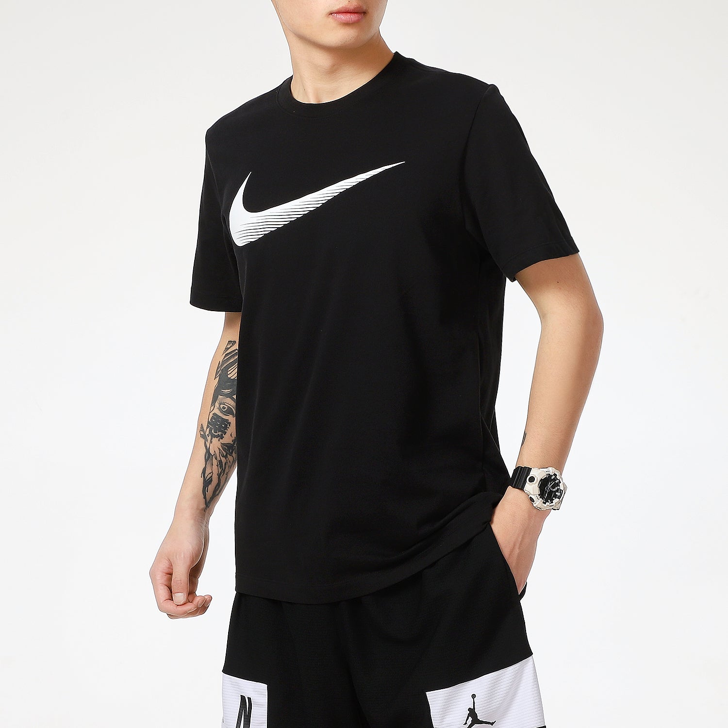 Nike MENS Casual Sports Short Sleeve Black CZ9725-010