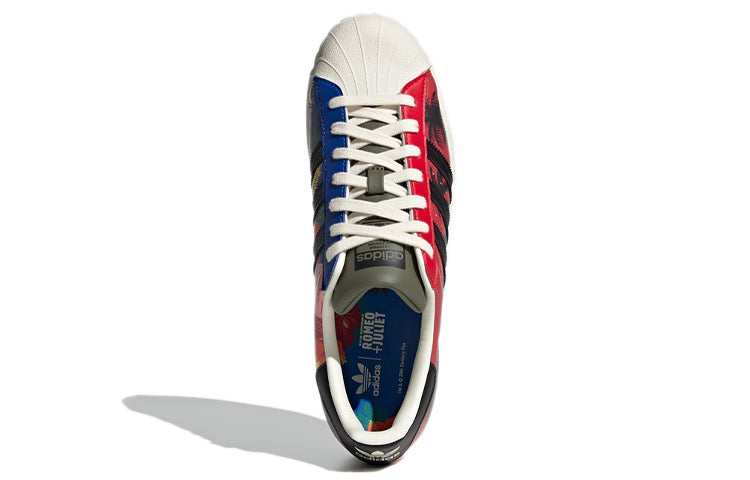 adidas Originals Superstar Shoes 'Red Black Blue' H67923