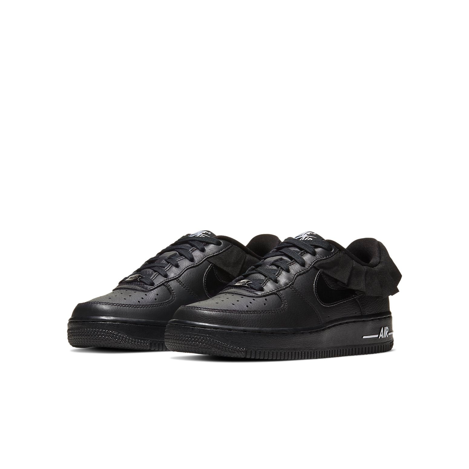 (GS) Nike Air Force 1 LV8 Ruffle 'Black' CI2302-001