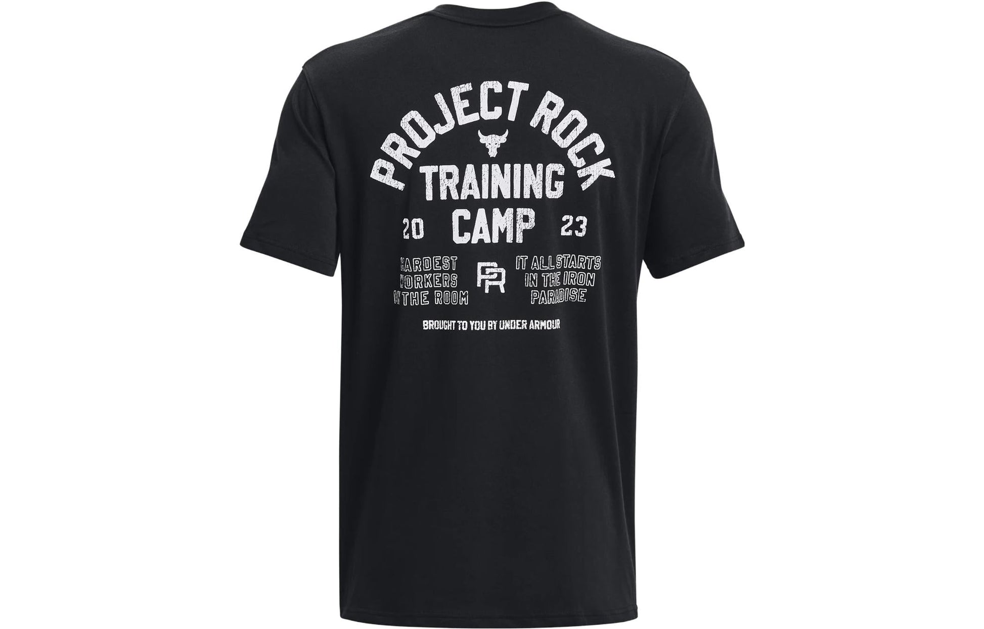 Under Armour Project Rock Training Heavyweight Short Sleeve T-shirt 'Black' 1379114-001