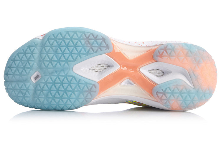 (WMNS) Li-Ning Dagger 3 'White Orange Blue' AYAQ012-1