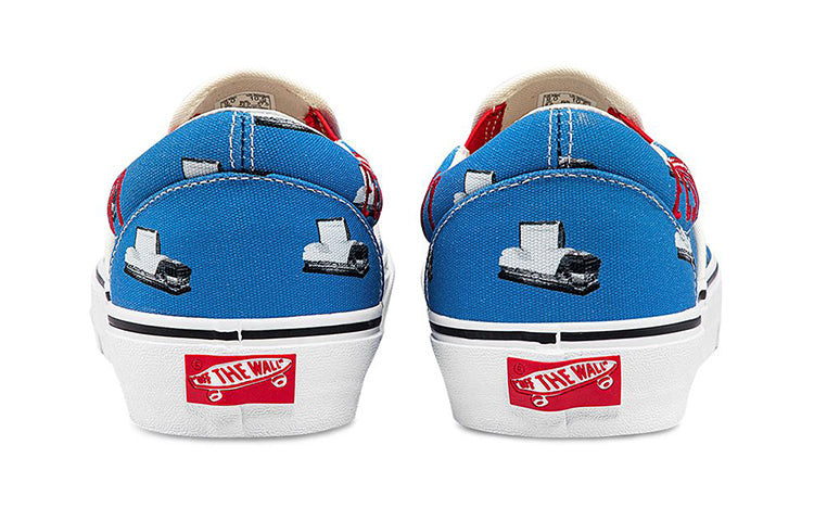 Vans Cali Thornhill Dewitt x Vault Classic Slip-On LX 'Blue Crisis Actor' VN0A3QXY61H