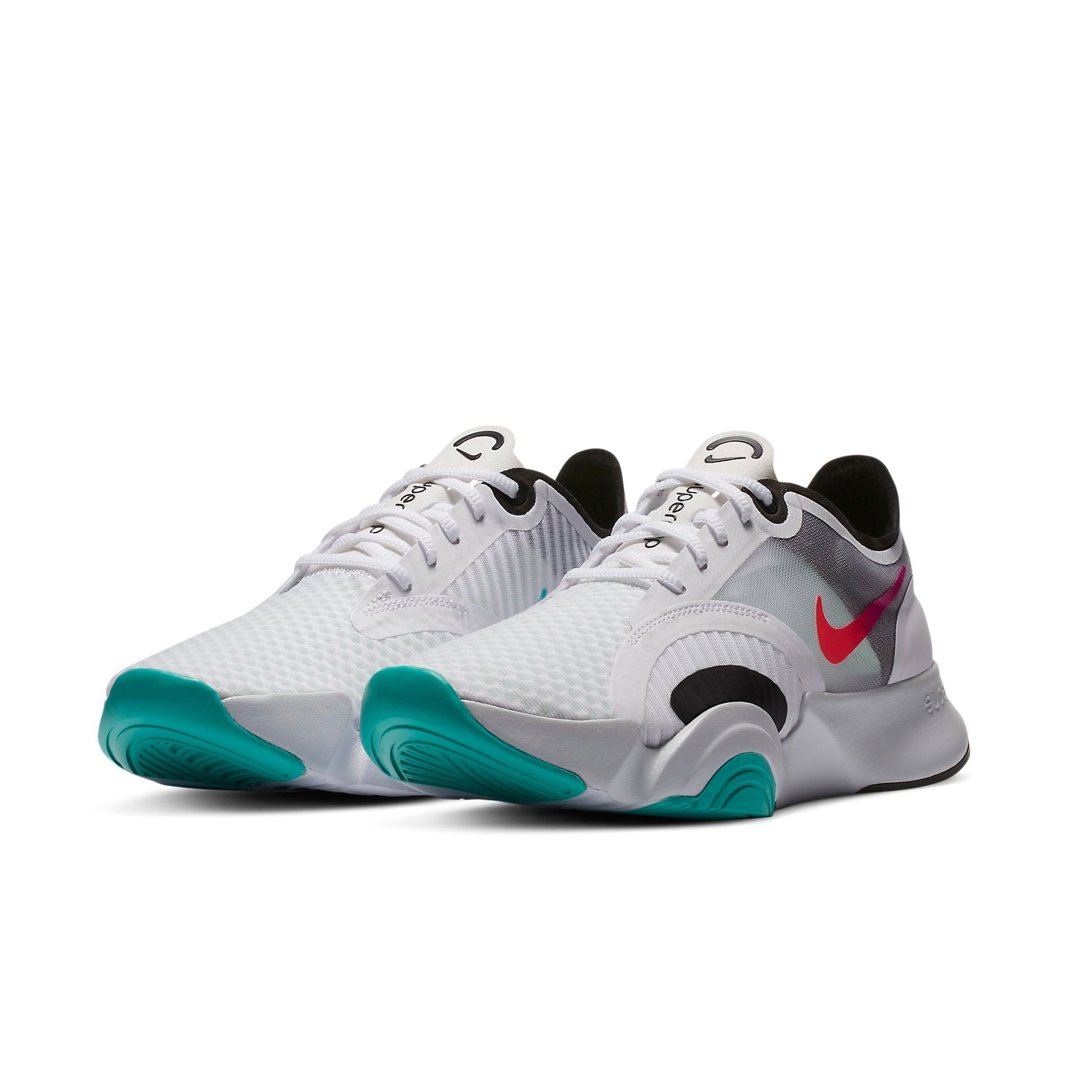 (WMNS) Nike SuperRep Go 'Football Grey Flash Crimson' CJ0860-120