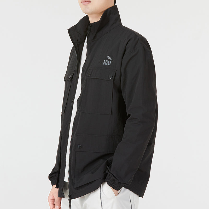 PUMA Style Windbreaker Jacket 'Black' 849455-01