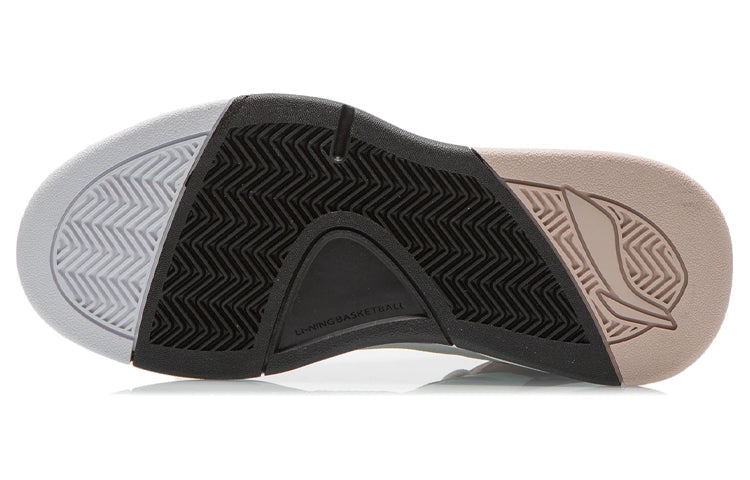 (WMNS) Li-Ning Basketball Shoes 'White Brown Black' AGBR084-2