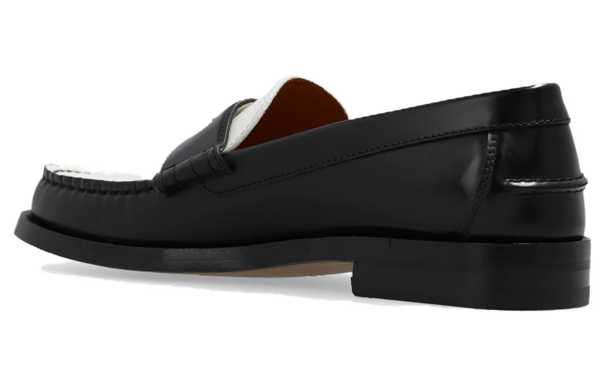(WMNS) Gucci Interlocking G Loafer 'Black White Leather' 738676-AABXZ-1045