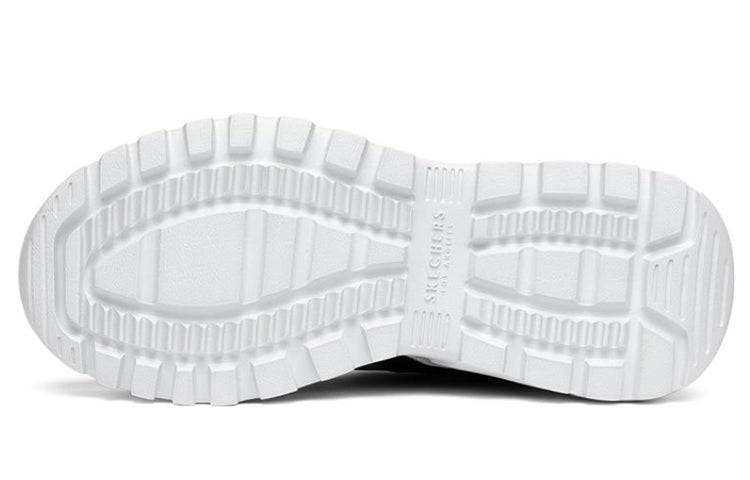 (WMNS) Skechers B-Rad Running Shoes White/Black/Blue 155056-BKYB
