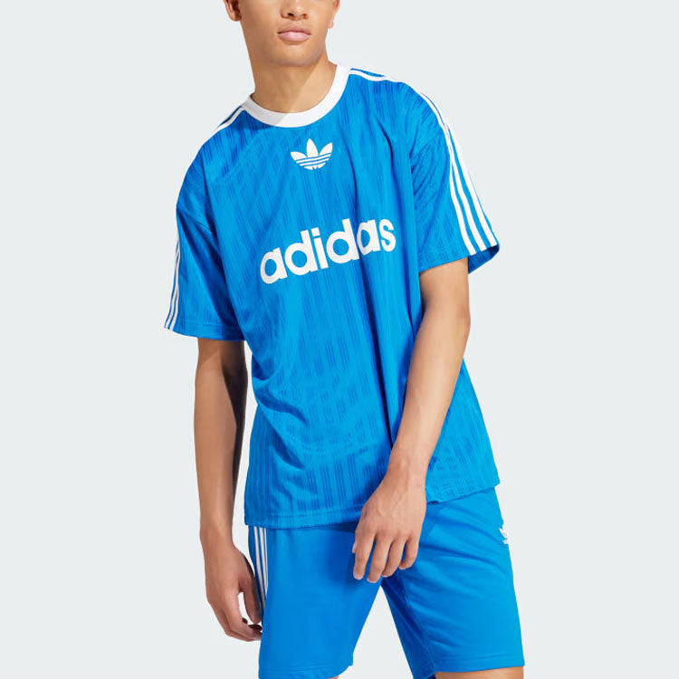 adidas Adicolor Tee Asia Sizing 'Blue White' IM9456