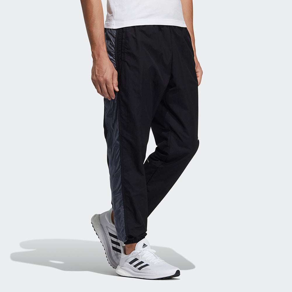adidas M Wrd Wov Pnt Contrasting Colors Loose Woven Sports Pants Black GL8679