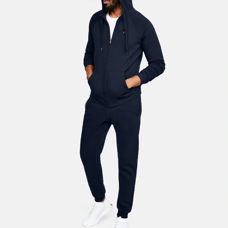 Men's Under Armour Rival Fleece Zipper Blue 1320737-408