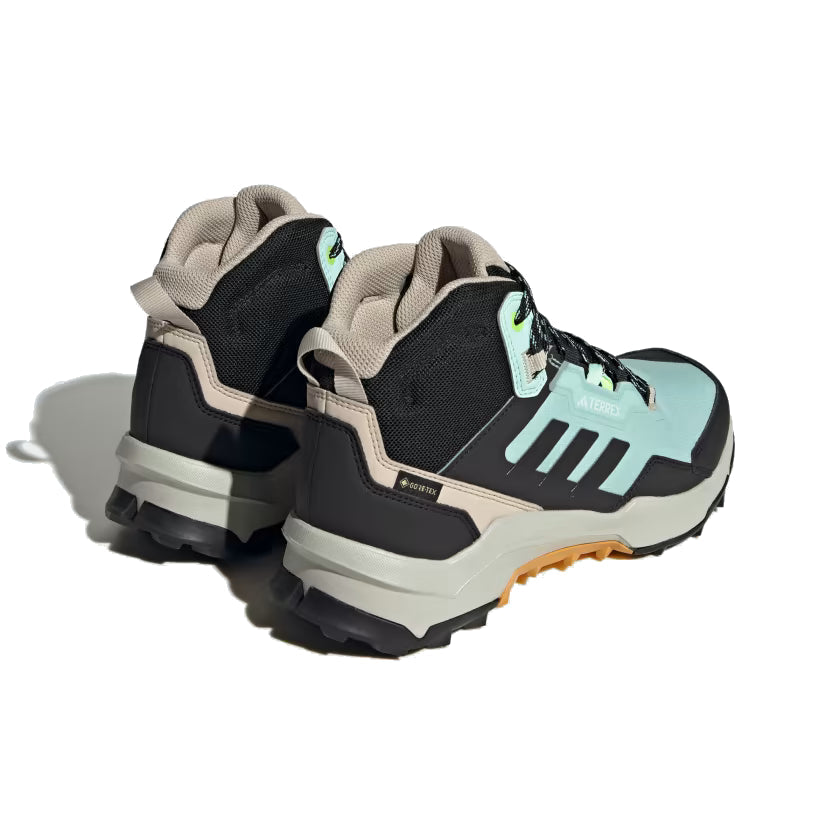 (WMNS) adidas TERREX AX4 Mid GORE-TEX Hiking 'Semi Flash Aqua Core Black Preloved Yellow' IF4850