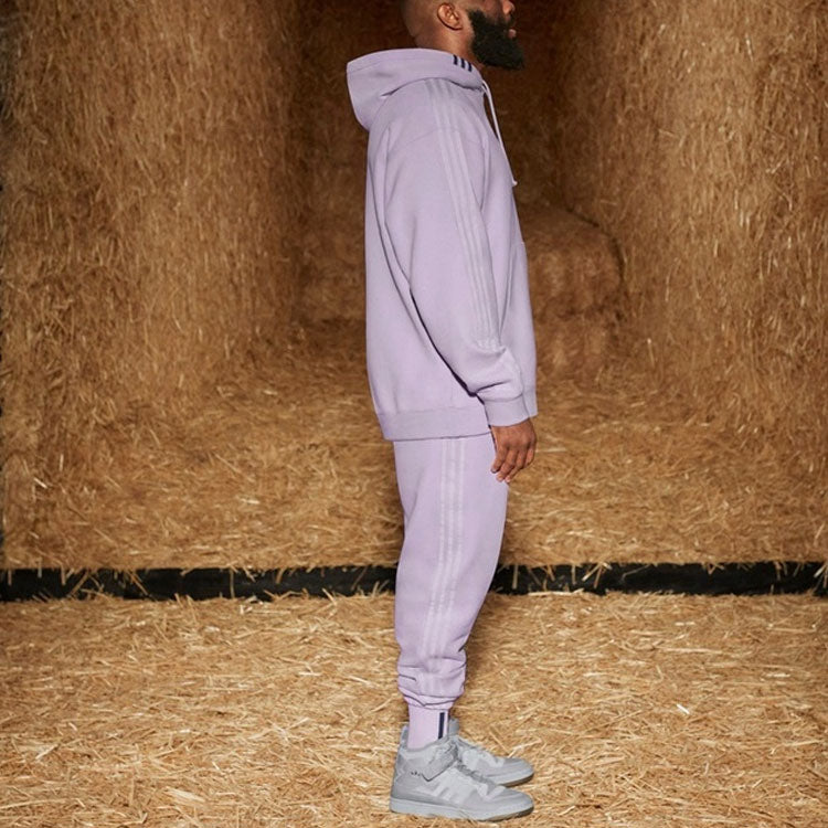 adidas originals x IVY PARK Crossover Casual Solid Color Bundle Feet Sports Pants/Trousers/Joggers Purple H61693