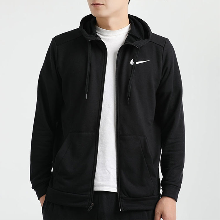 Men's Nike DRI-FIT Zipper Training Black CJ4318-010