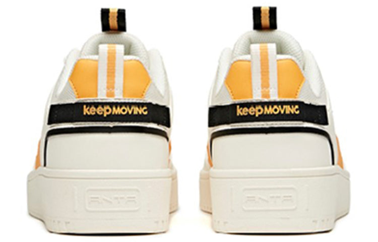 ANTA Skateboarding Series Sneakers 'White Orange Black' 912018066-5