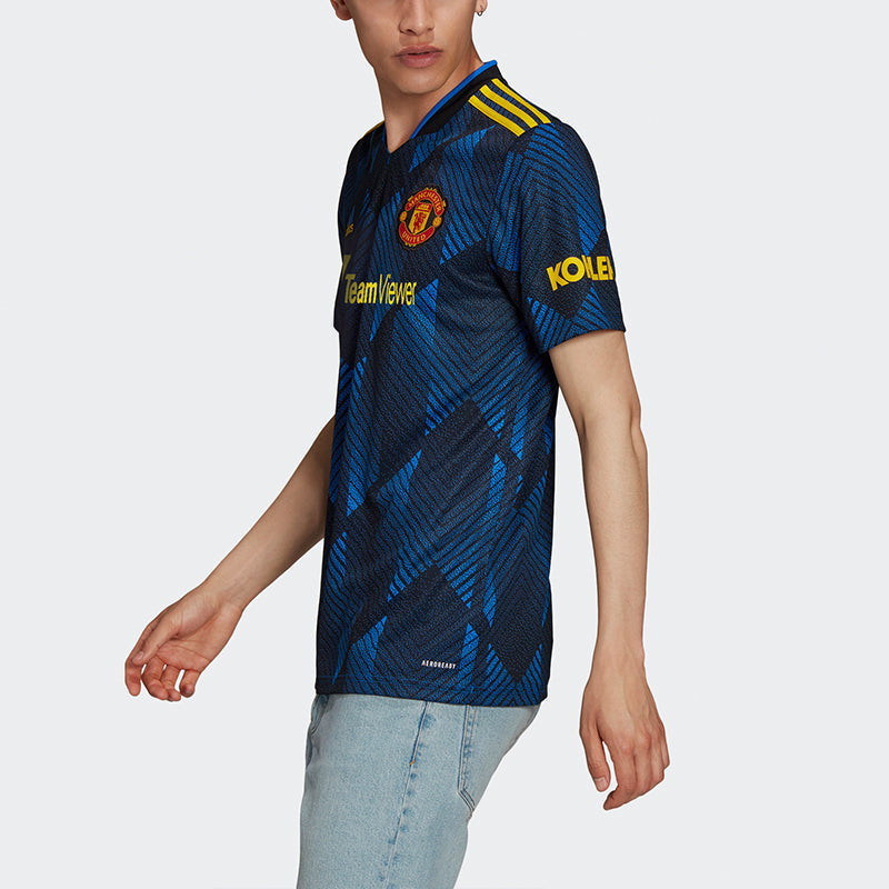 adidas  Blue Manchester United 21/22 Third Jersey 'Glow Blue' GM4616