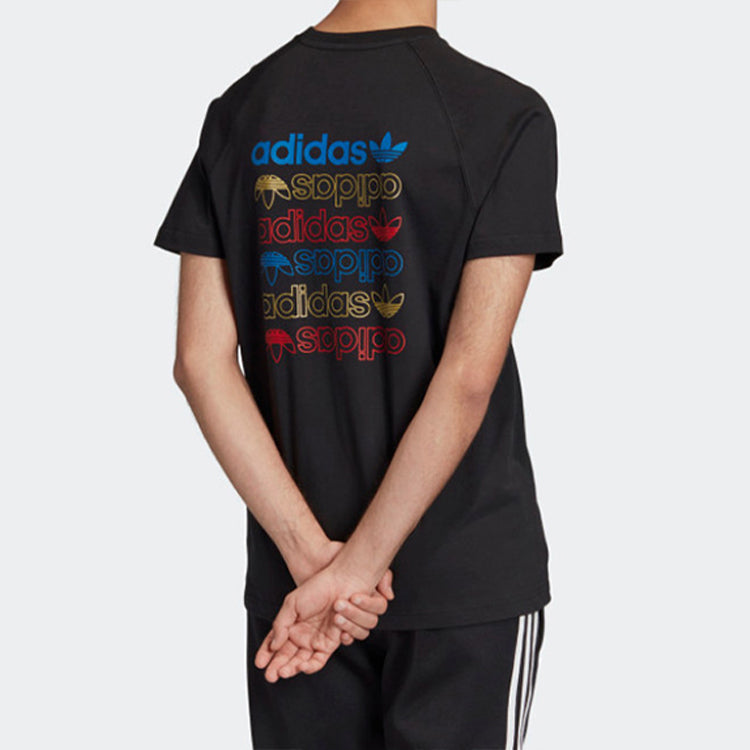 adidas originals Trefoil Tee Ref/Met 'Black' Fs7346 FS7346