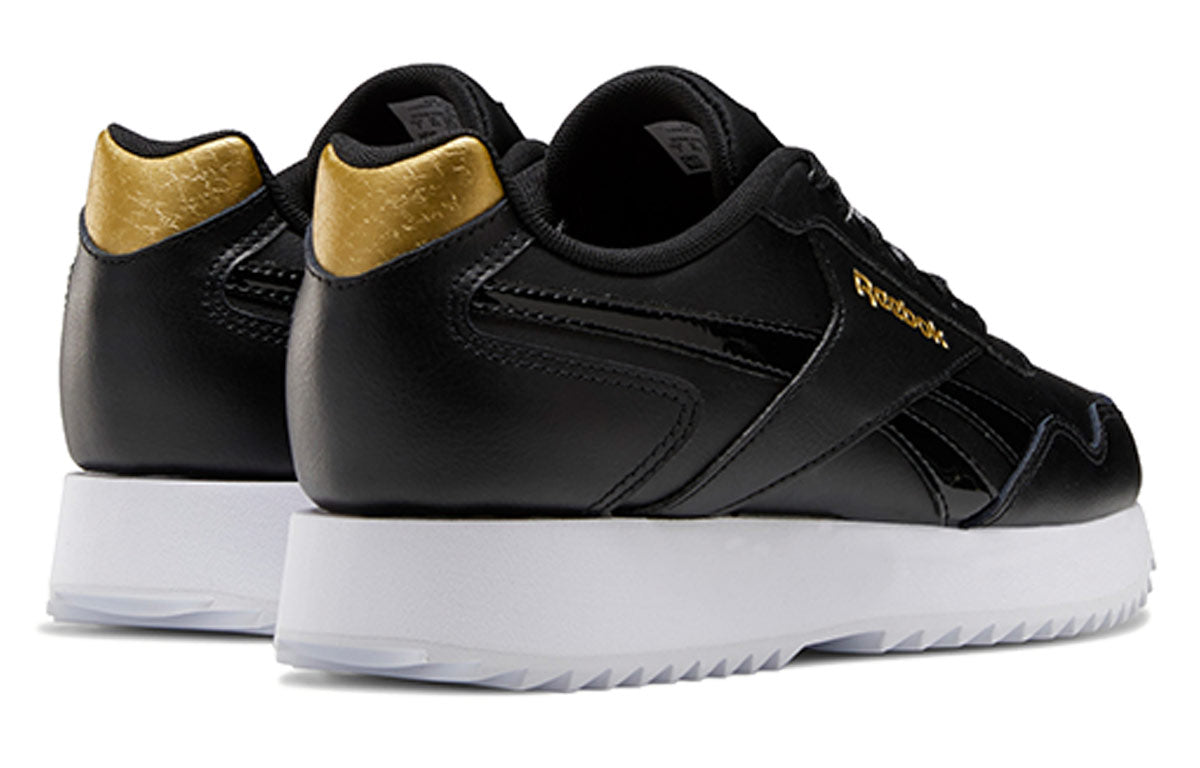 (WMNS) Reebok Royal Glide Ripple Double 'Black White' FW6715