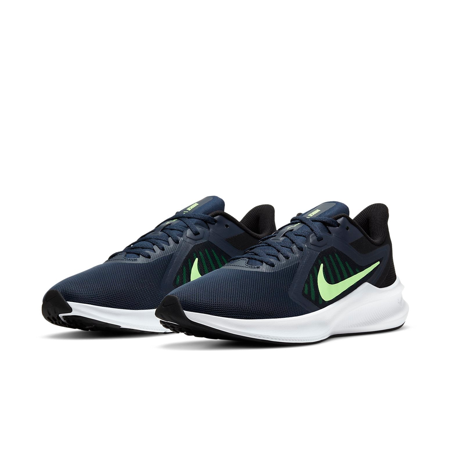 Nike Downshifter 10 'Black White Green' CI9981-404