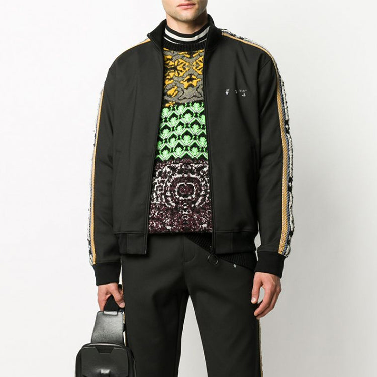 Off-White | Short Plain Logo Jackets Men Black OMEA249-F20FAB001