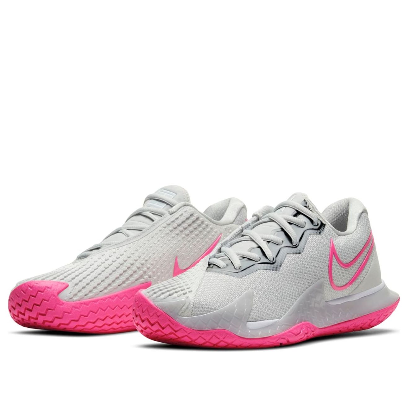 (WMNS) Nike Court Air Zoom Vapor Cage 4 'Grey Pink' CD0431-005