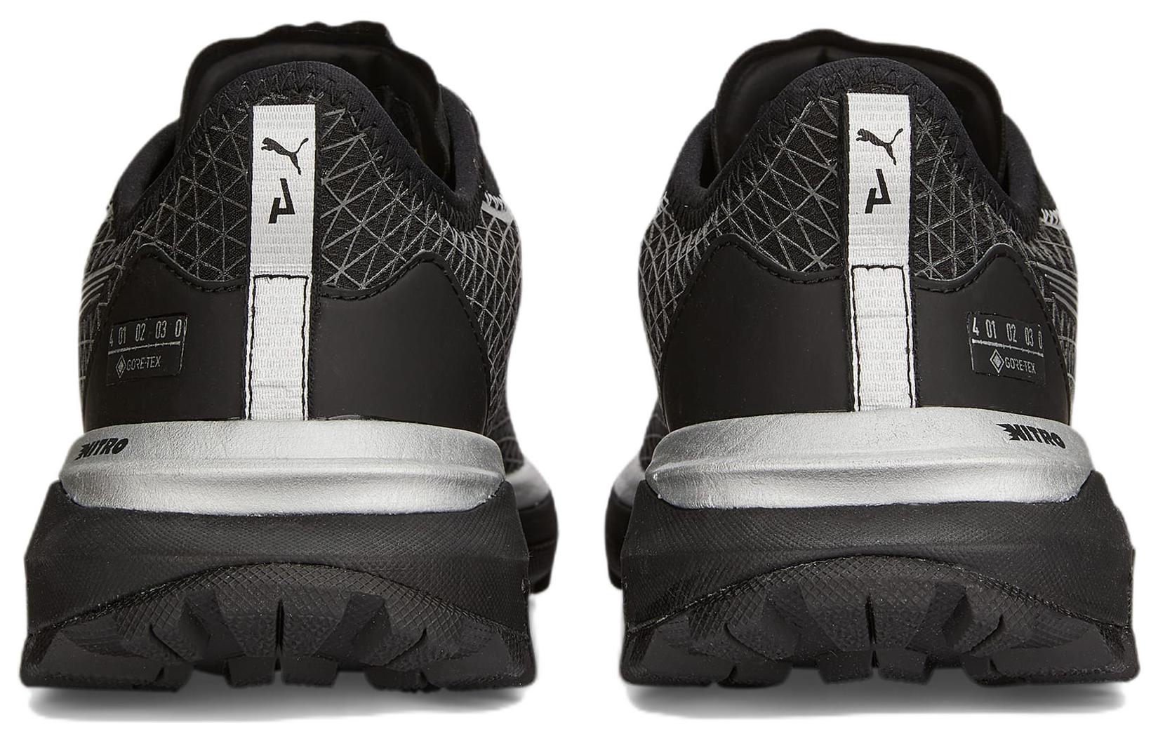 (WMNS) PUMA Voyage Nitro 2 GORE-TEX 'Black Metallic Silver' 376945-01