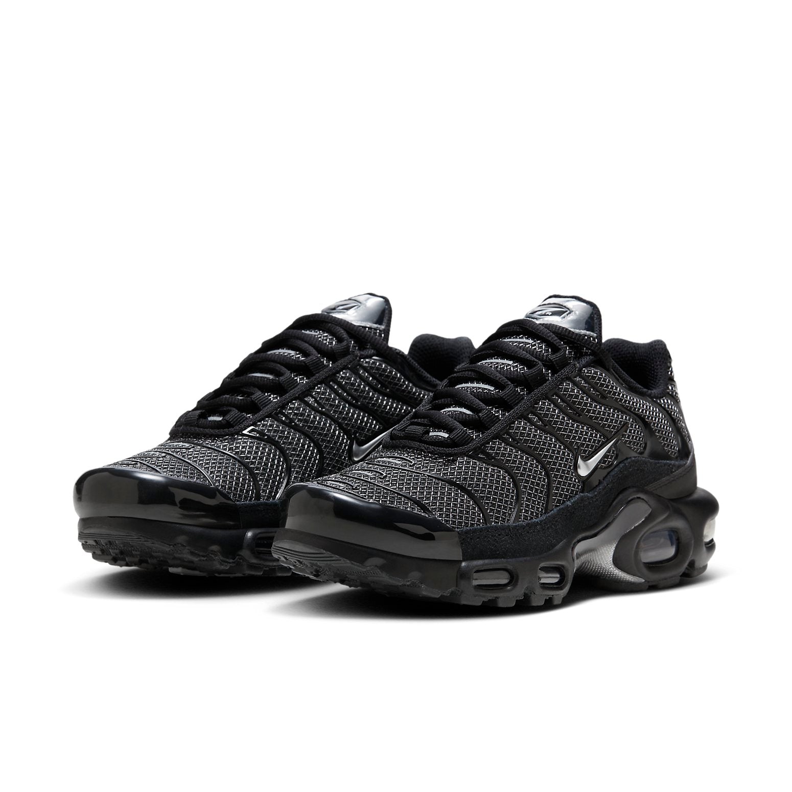 (WMNS) Nike Air Max Plus 'Black Metallic Silver' DQ0850-001