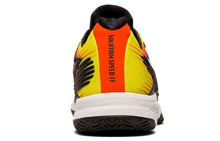 ASICS Solution Speed Ff Clay Running Shoes Black/White/Orange 1041A004-809