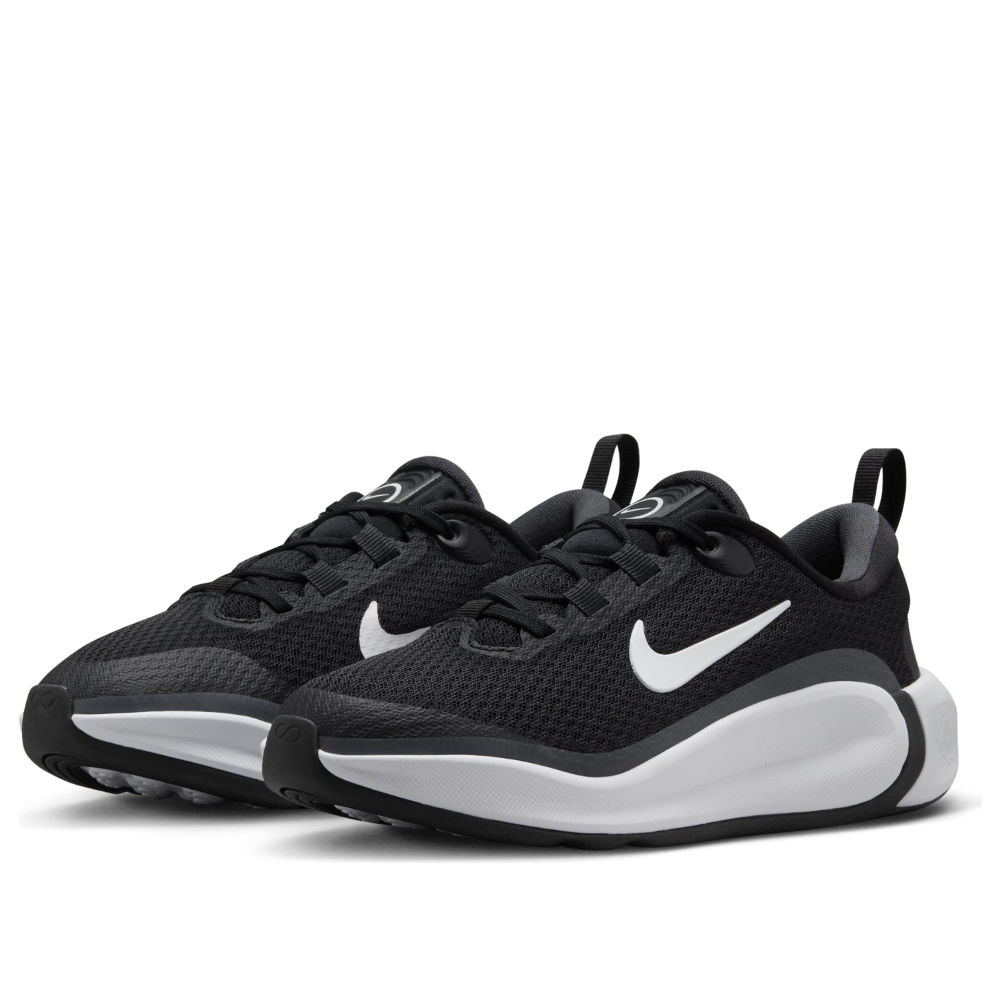 (GS) Nike KIDFINITY Running Shoes 'Black White' FD6058-002