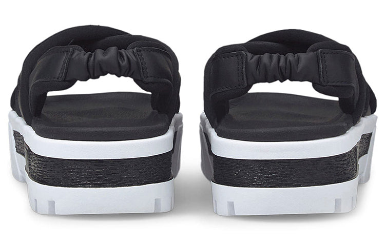 (WMNS) PUMA Mayze Sandal 'Black White' 384830-01
