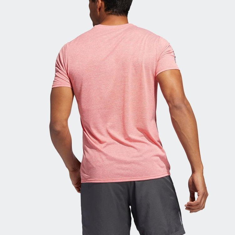 adidas Rs Cooler Ss M Running Sports Short Sleeve Orange EJ7036