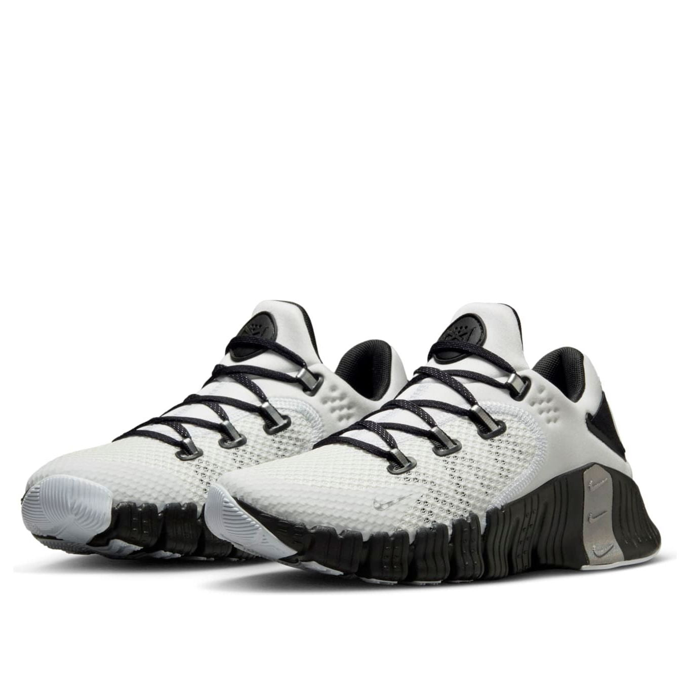 (WMNS) Nike Free Metcon 4 Premium 'White Black Silver' DQ4678-100