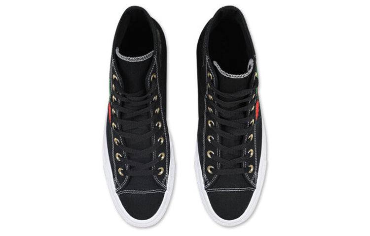 Converse Chuck Taylor All Star Embroidery 'Black Red' 160355C