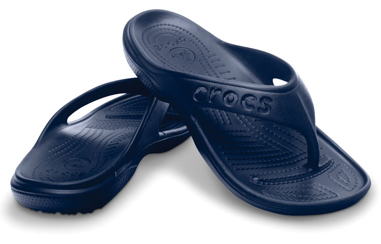 Crocs Baya Light Cozy Flat Flip-Flops Deep Blue 11999-410
