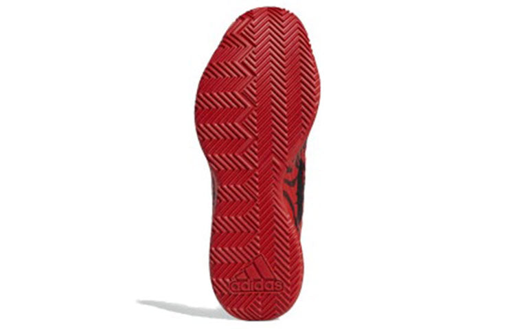 adidas Dame 5 Mid Tops Large Red EE4046