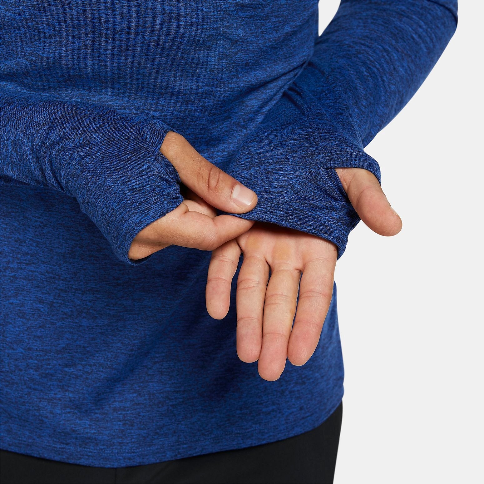 Nike Dri-Fit 1/4-Zip Longsleeve T-shirt 'Blue' DD4756-451