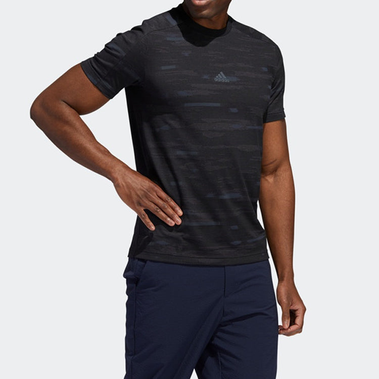 Men's adidas Jaq Printing Short Sleeve Black T-Shirt FT2777