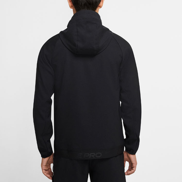 Nike Flex Full-length zipper Cardigan Woven Sports Jacket Black CK1910-010