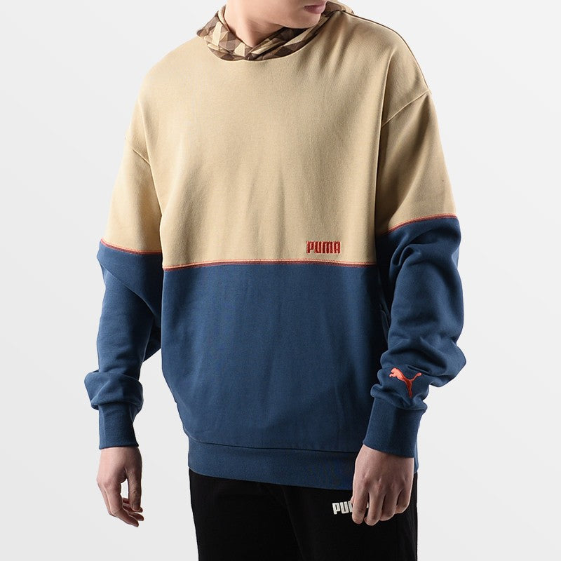 PUMA Kontrast Hoodie 'Tan Blue' 531309-97