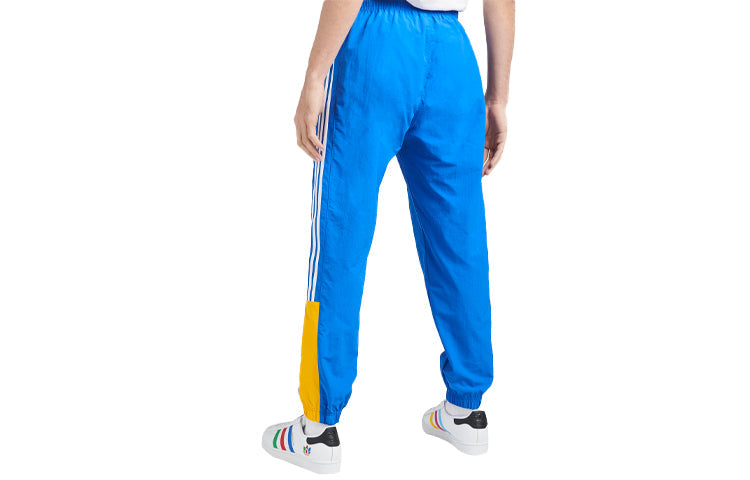 adidas originals Alphabet Logo Loose Sports Pants Blue GD2091