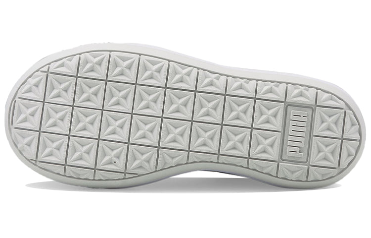 (WMNS) PUMA Suede Mayu Raw Low Tops Casual Skateboarding Shoes Gray 383114-03