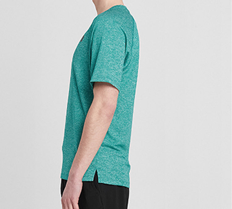 Men's THE NORTH FACE Logo Sports Round Neck Short Sleeve Green 49AA-H1H