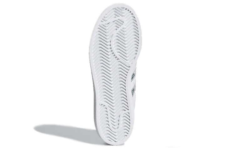 (GS) adidas Superstar J 'White Holographic Stripes' F33889