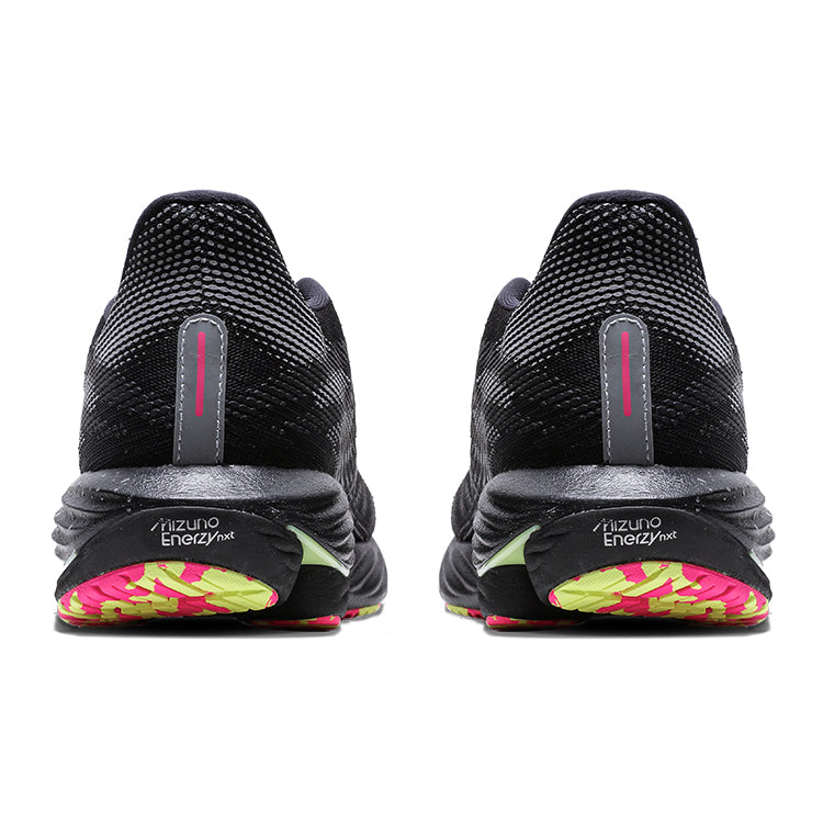 Mizuno Wave Rider 28 'Black Sunny Lime' J1GC246301